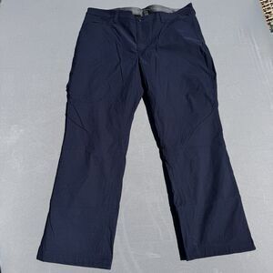 NWT Eddie Bauer Mens Fleece Lined Tech Pants Dark Blue 40x30 Stretch Gorpcore